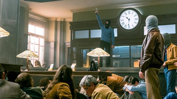 Bank unter Belagerung