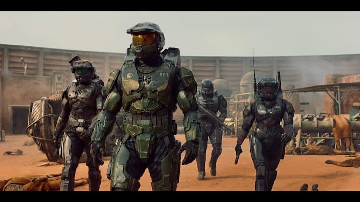 Pablo Schreiber as Master Chief in «Halo».