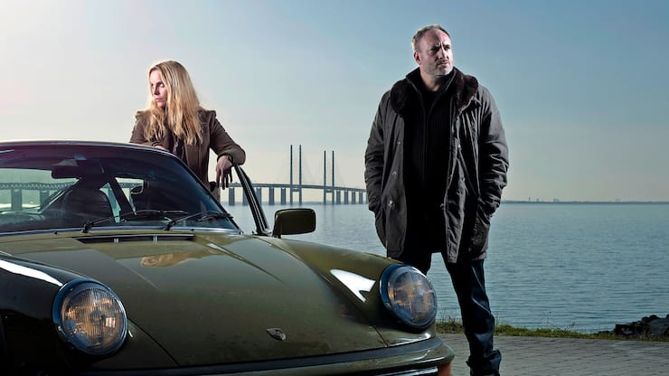 Bron/Broen/The Bridge Sofia Helin dans le rÃ´le de Saga et Kim Bodnia dans le rÃ´le de Martin