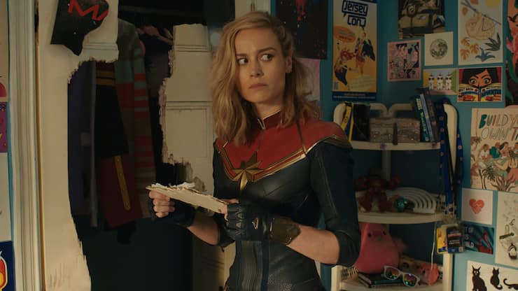 Brie Larson als Captain Marvel.