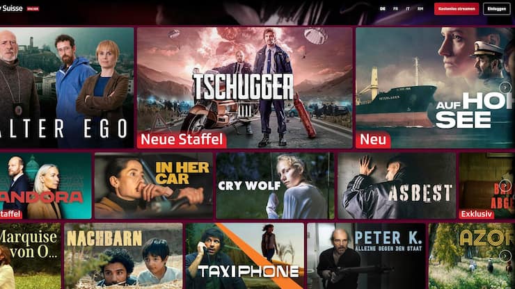 Startseite Play Suisse