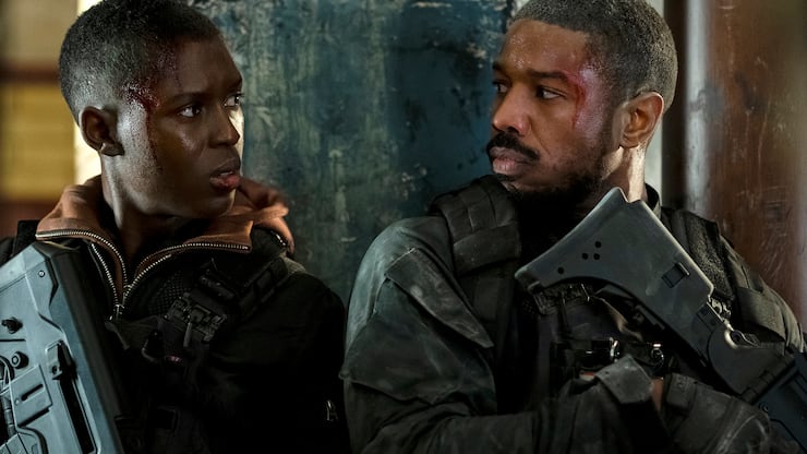 Jodie Turner-Smith and Michael B. Jordan star in WITHOUT REMORSE Photo: Nadja Klier Â© 2020 Paramount Pictures