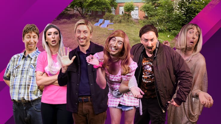 Torge «Freshtorge» Oelrich als Bauer, Influencerin, Verklemmter, Teenie, Rüpel und Neureiche im «Love Camp».