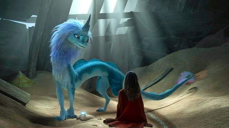 RAYA AND THE LAST DRAGON - Sisu is a magical, mythical, self-deprecating dragon. Â© 2020 Disney. All Rights Reserved.