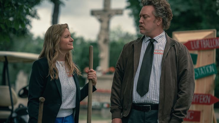 Wiedersehen macht (keine) Freude: Julia Jentsch und Nicholas Ofczarek.