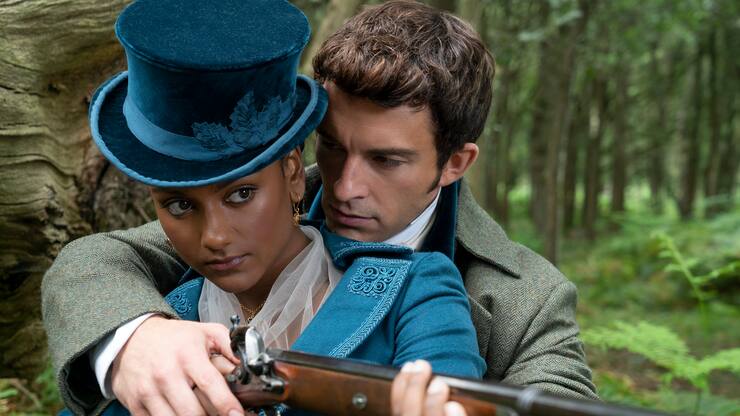 2. Staffel «Bridgerton» mit  Simone Ashley und Jonathan Bailey