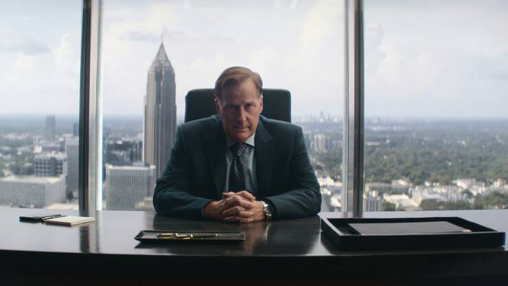 Machtversessen und narzisstisch: Jeff Daniels als Firmenboss Charlie Croker. 