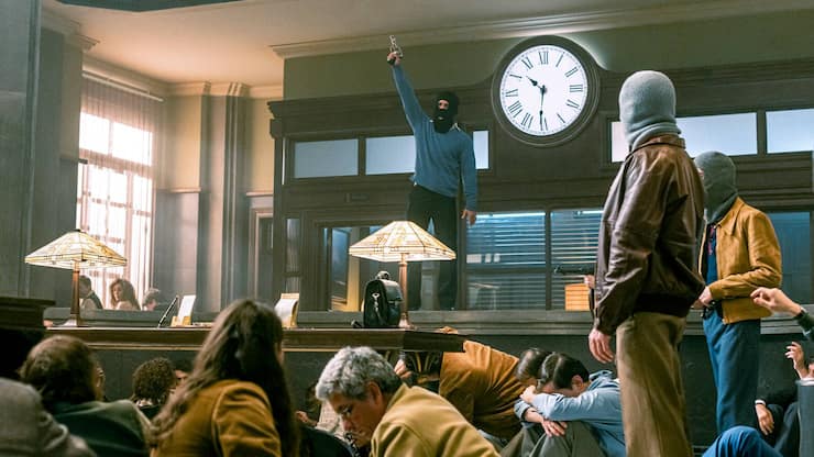 Bank unter Belagerung