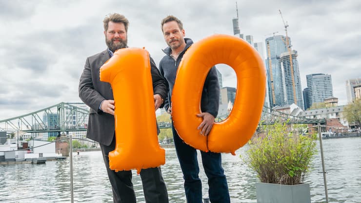 Seit zehn Jahren ein eingeschworenes Duo: Wanja Mues (l), Antoine Monot.