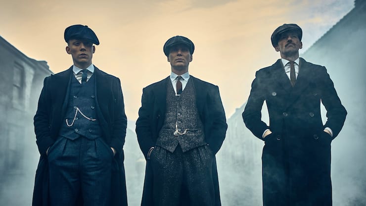 Steven Knights grösster Wurf waren die «Peaky Blinders» mit Joe Cole, Cillian Murphy und Paul Anderson (v. l.).