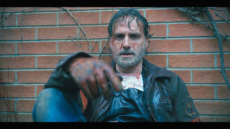 Rick Grimes (Andrew Lincoln) metzelt sich mit Liebeskummer durch ganze Zombiehorden.