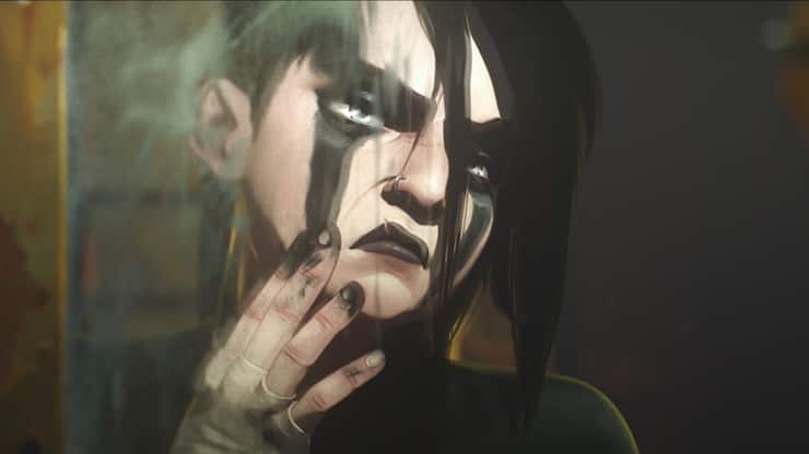 Vis Kriegsbemalung  zeigt es: Für  sie und ihre Mitkämpfer brechen dunkle Zeiten an.