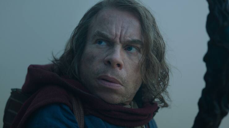 Willow Ufgood (Warwick Davis) in Lucasfilm's WILLOW exclusively on Disney+. Â©2022 Lucasfilm Ltd. & TM. All Rights Reserved.