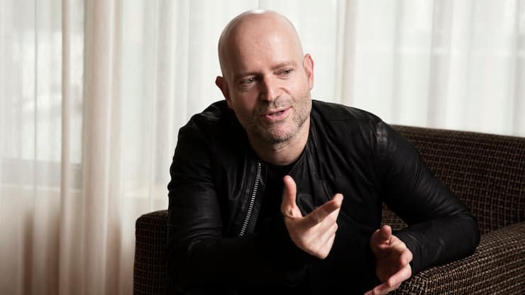 In this Oct. 16, 2017 photo, Filmmaker Marc Forster poses in New York to promote his latest film, "All I See Is You." (KEYSTONE/AP Invision/Taylor Jewell)