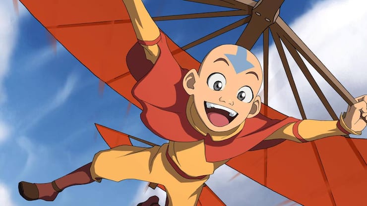 Aang (o.), Katara und Sokka in «Avatar: The Last Airbender»