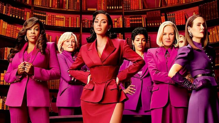 Ton in Ton: Niecy Nash, Glenn Close, Kim Kardashian,  Teyana Taylor, Naomi Watts und Sarah Paulson (v. l.).