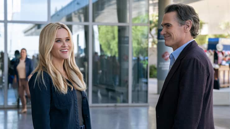 Bradley Jackson (Reese Witherspoon) und Cory Ellison (Billy Crudup) in der 3. Staffel von «The Morning Show». 