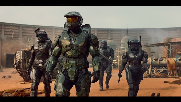 Pablo Schreiber as Master Chief in «Halo».