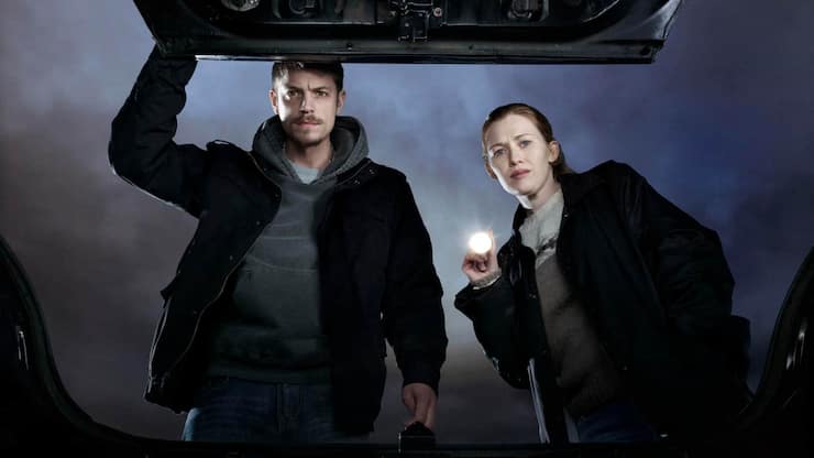 «The Killing»: Detectives Stephen Holder (Joel Kinnaman) und Sarah Linden (Mireille Enos)