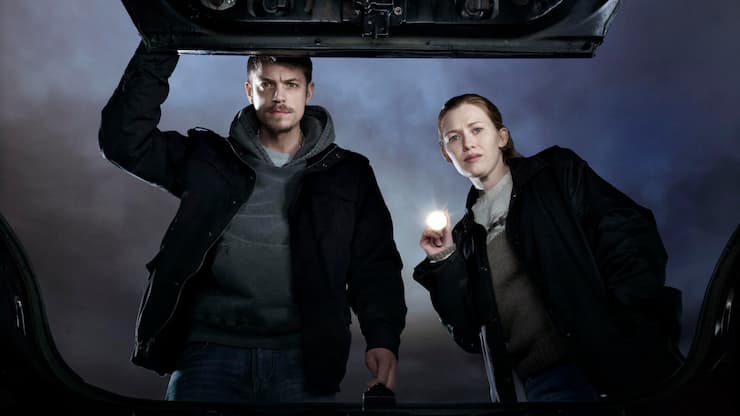 «The Killing»: Detectives Stephen Holder (Joel Kinnaman) und Sarah Linden (Mireille Enos)