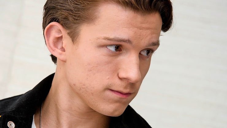 WEST HOLLYWOOD, CA - JUNE 28: Tom Holland at the "Spider-Man: Homecoming" Press Conference at the London Hotel on June 28, 2017 in West Hollywood, California. (Photo by Vera Anderson/WireImage)