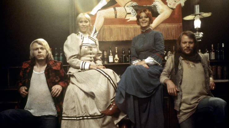 ABBA auf dem Höhepunkt ihrer Karriere 1977.