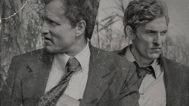 True Detective: Rust Cohle (Matthew McConaughey) und Martin Hart (Woody Harrelson)