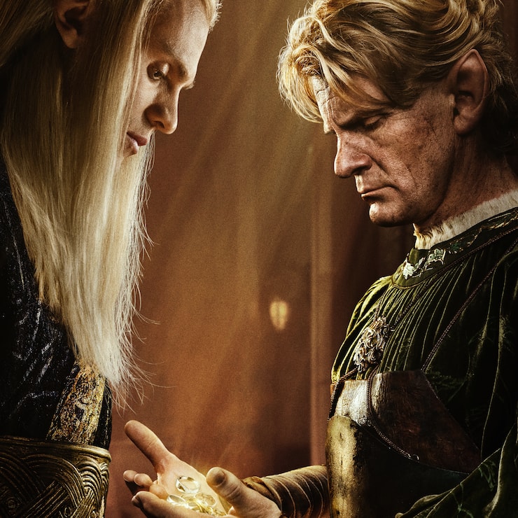 Auch der Schmied Celebrimbor (r.) liess sich von Sauron manipulieren.