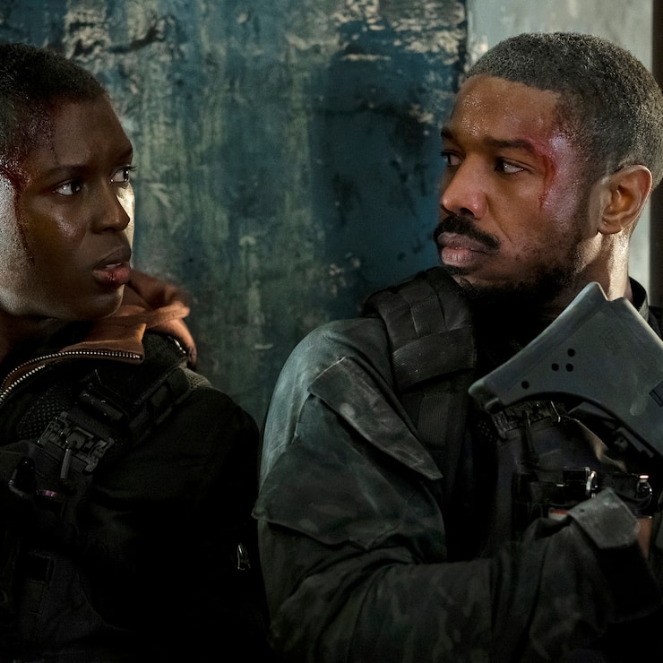 Jodie Turner-Smith and Michael B. Jordan star in WITHOUT REMORSE Photo: Nadja Klier © 2020 Paramount Pictures