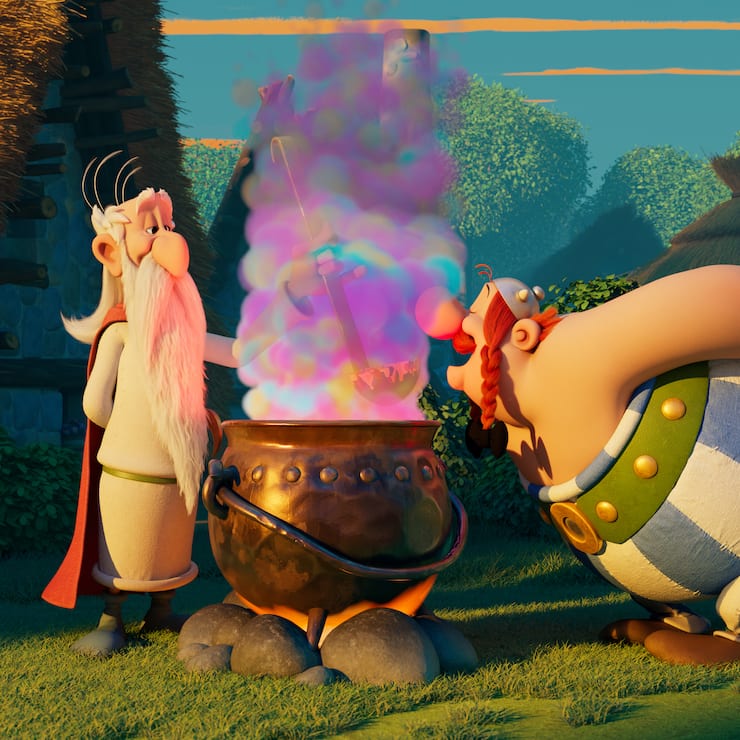 Nein, Obelix bekommt auch diesmal keinen Zaubertrank, denner ist als Kind reingefallen.