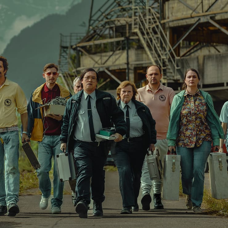 Drama, Baby! Der coole «Tschugger»-Cast schreitet im Zeitlupentempo zum finalen Showdown. 