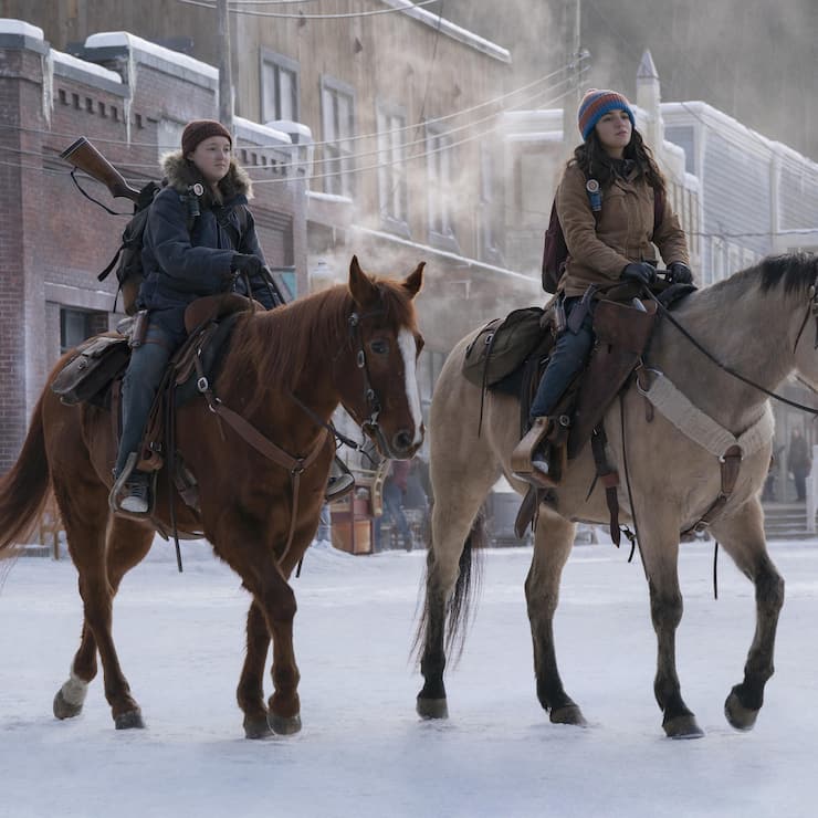 Auf Patrouille: Ellie (Bella Ramsey, l.) und Dina (Isabela Merced).