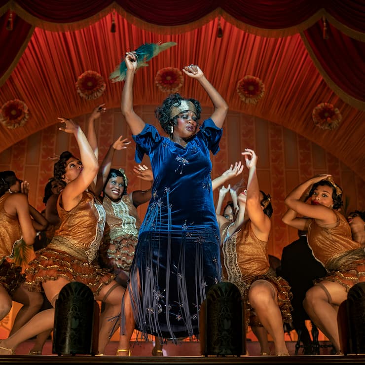 Ma Rainey's Black Bottom (2020): Viola Davis as Ma Rainey. Cr. David Lee / Netflix