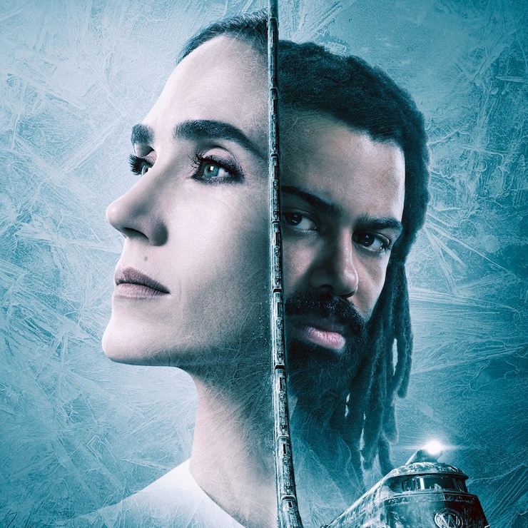 USA. Jennifer Connelly and Daveed Diggs in Netflix new series : Snowpiercer (2020)