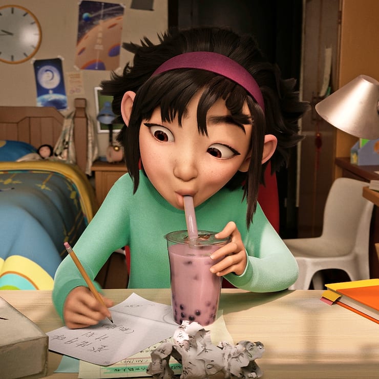 OVER THE MOON - (Pictured) "Fei Fei" (voiced by Cathy Ang). Â© 2020 Netflix, Inc.