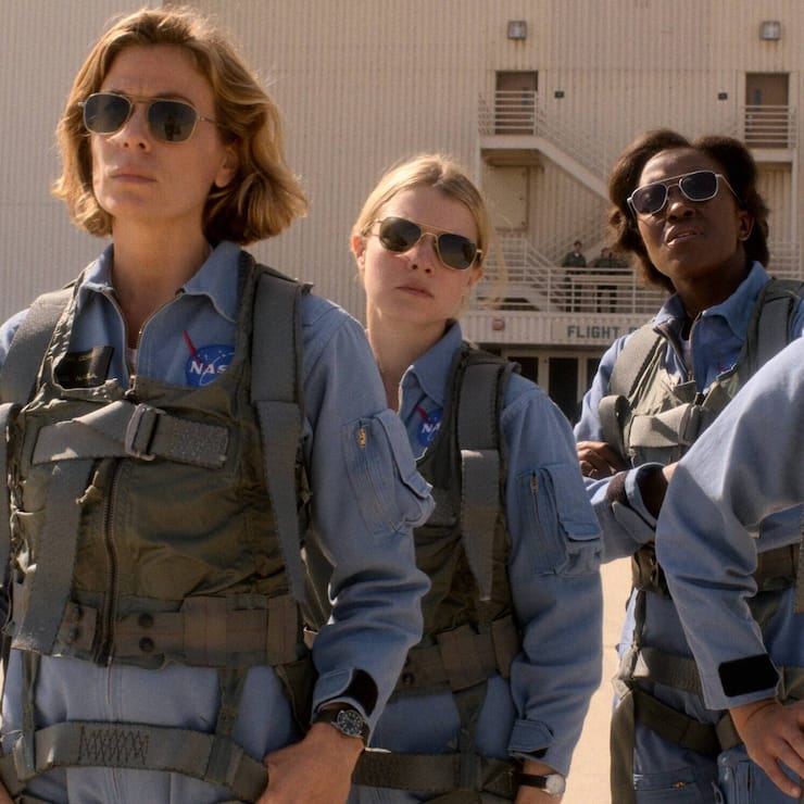 FOR ALL MANKIND, Serie, von links: Jodi Balfour, Sonya Walger, Sarah Jones, Krys Marshall, Cass Bugge, Nixons Frauen