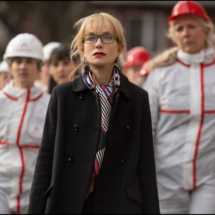 Gibt sich kämpferisch: Maureen (Isabelle Huppert) in «La syndicaliste»
