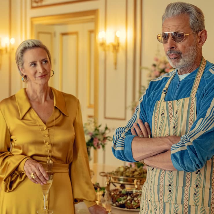 Zwischen den Eheleuten Hera (Janet McTeer) und Zeus (Jeff Goldblum) fliegen gern mal die Fetzen.