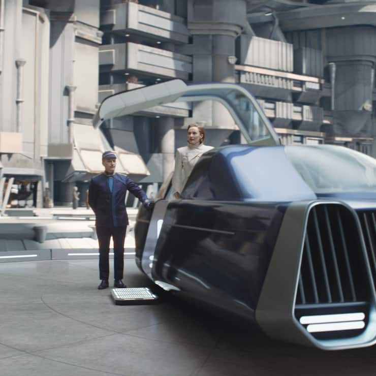 (L-R): Kloris (Lee Ross) and Mon Mothma (Genevieve O'Reilly) in Lucasfilm's ANDOR, exclusively on Disney+. Â©2022 Lucasfilm Ltd. & TM. All Rights Reserved.