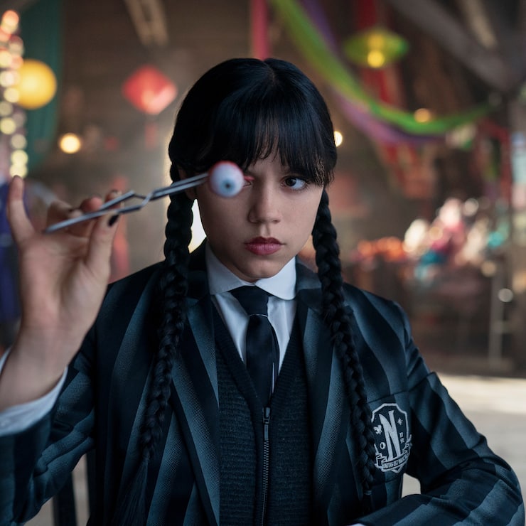 Alle Augen auf  Wednesday:  Das finstere Gör  (Jenna Ortega)  ist wieder da.