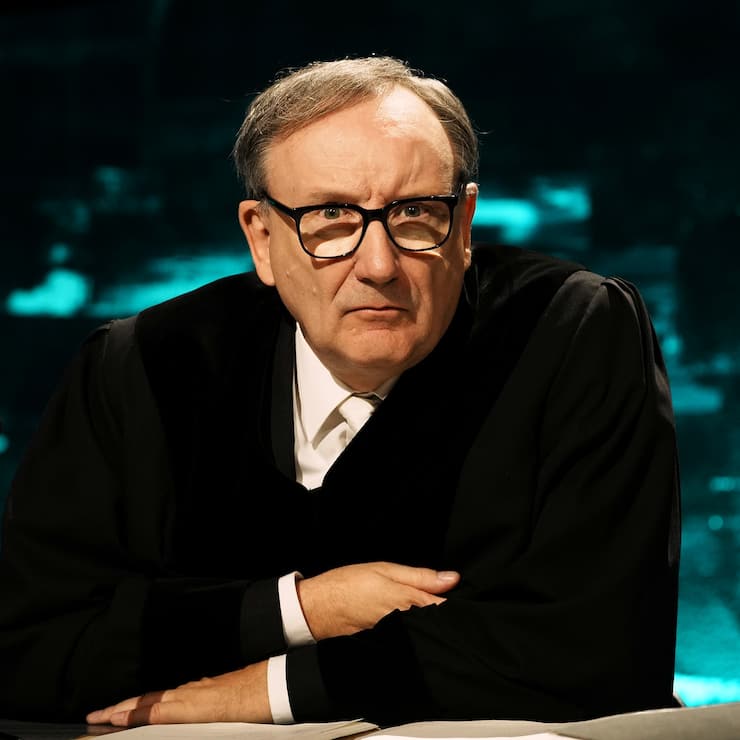 Rainer Bock als Richter im ersten Frankfurter Auschwitzprozess.
