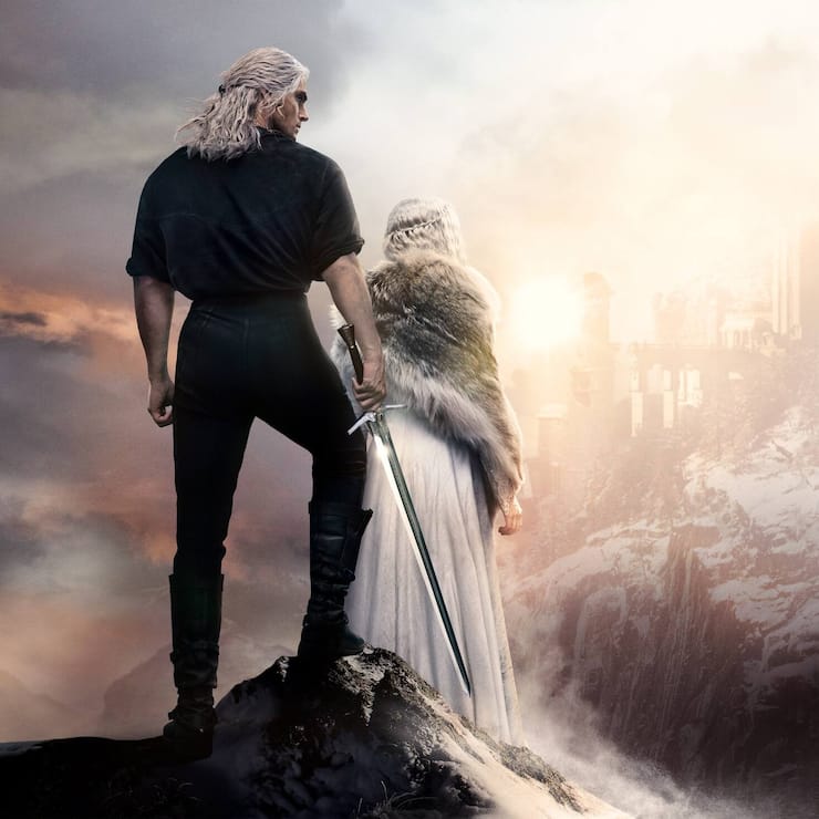 Geralt (Henry Cavill) folgt  seinem Mündel Ciri (Freya Allan) wie ein Schatten.