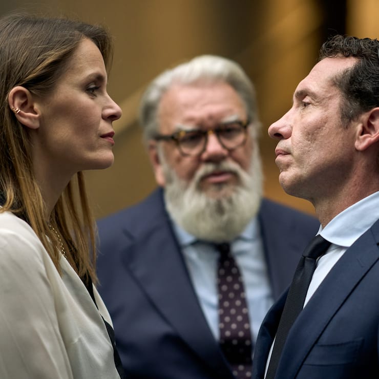 Innerfamiliäre Spannungen: Isabelle (Hanna Verboom), Vater Ludo (Wim Opbrouck) und Bruder Juliën (Jacob Derwig). 