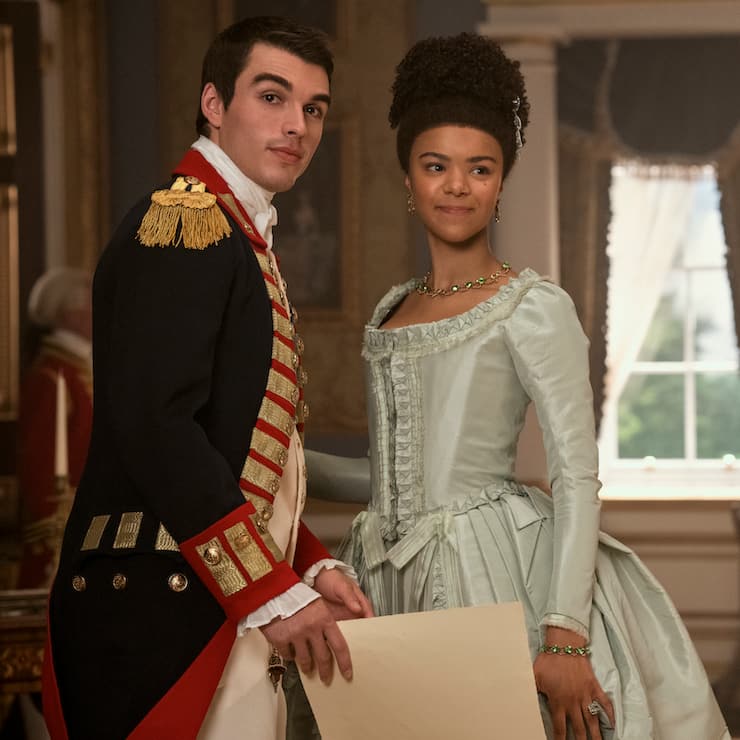 «Königin Charlotte: Eine Bridgerton-Geschichte» auf Netflix mit India Amarteifio und Corey Mylchreest