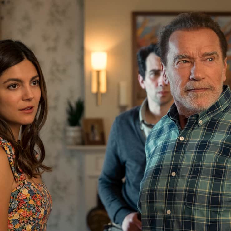 Emma (Monica Barbaro) und ihr Vater Luke (Arnold Schwarzenegger) in «Fubar».