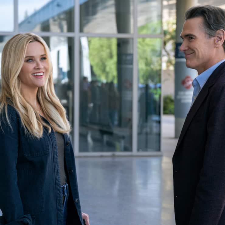 Bradley Jackson (Reese Witherspoon) und Cory Ellison (Billy Crudup) in der 3. Staffel von «The Morning Show». 