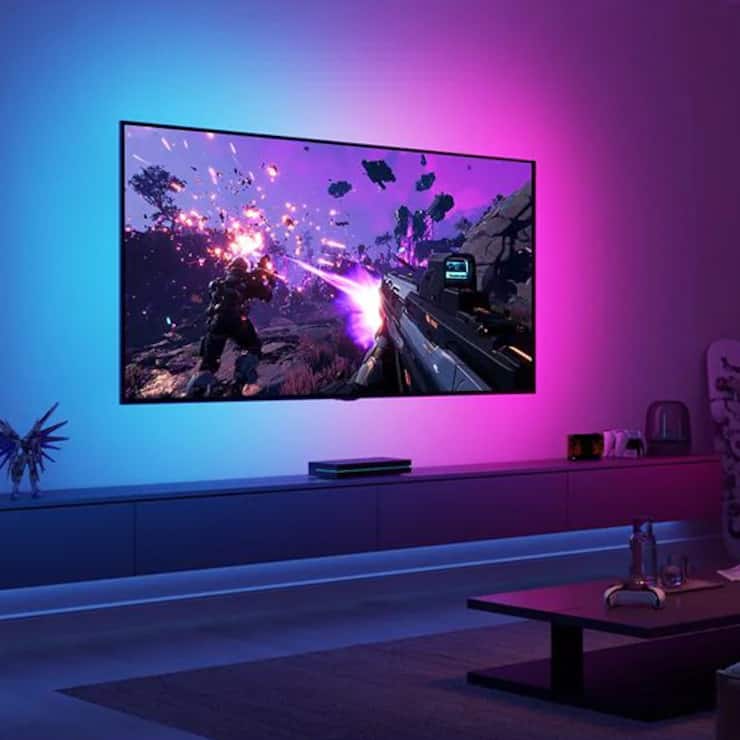 Mit dieser Beleuchtung wird dein Fernseher zum Heimkino