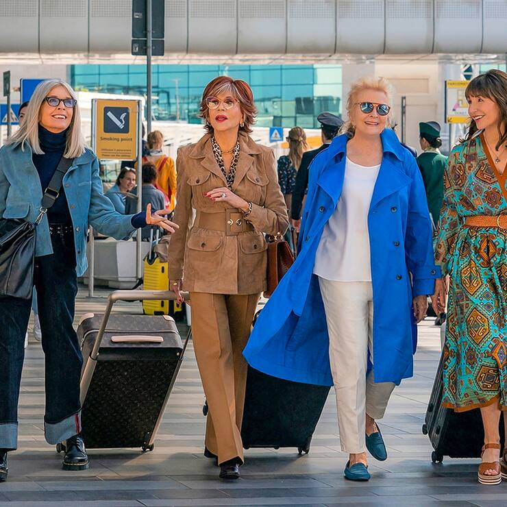 Die vier Frauen in Rom (Diane Keaton, Jane Fonda, Candice Bergen, Mary Steenburgen). «Book Club: The Next Chapter»