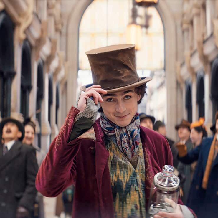 Chalamet als gutmütiger, singender Willy Wonka.