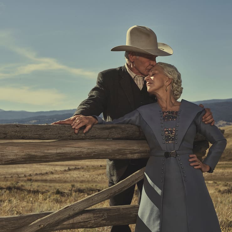Jacob Dutton (Harrison Ford) mit seiner geliebten Ehefrau Cara (Helen Mirren) in «1923».